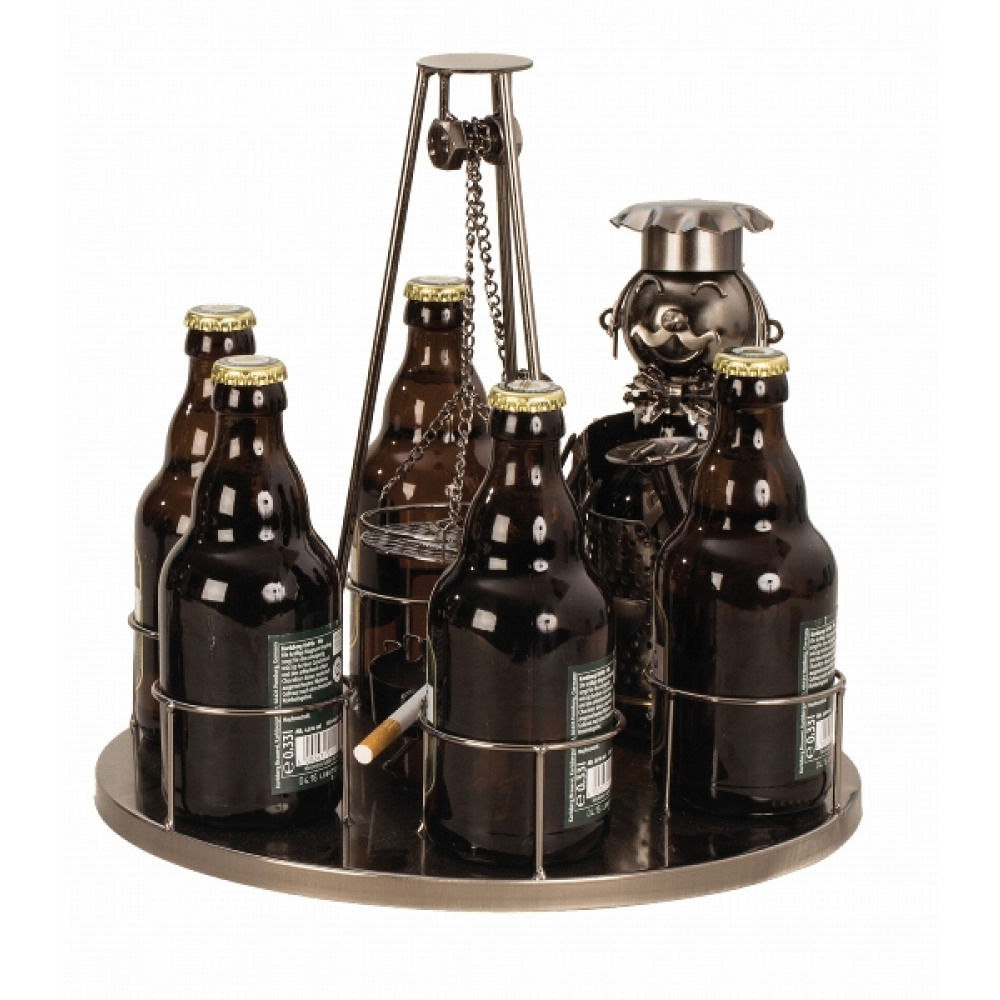 Beer bottle holder'Swivel 'for 6 bottles