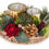 Thumbnail: Wooden centrepiece with pine cones, berries and 2 candle jar