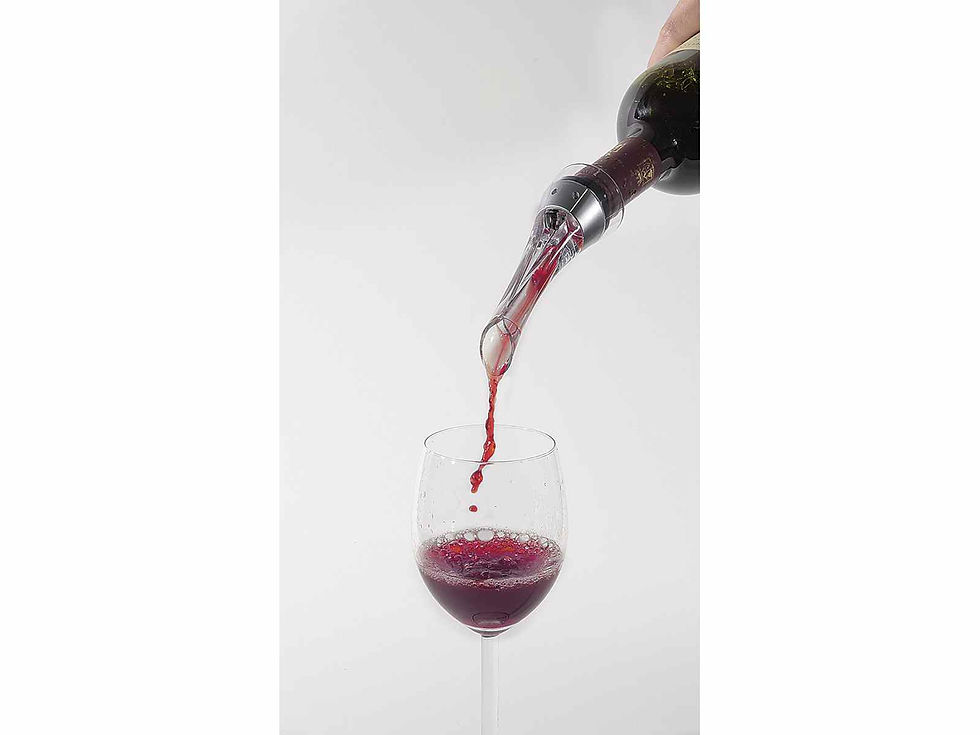 Thumbnail: Aerator cap and pressure cap set for wine bottle