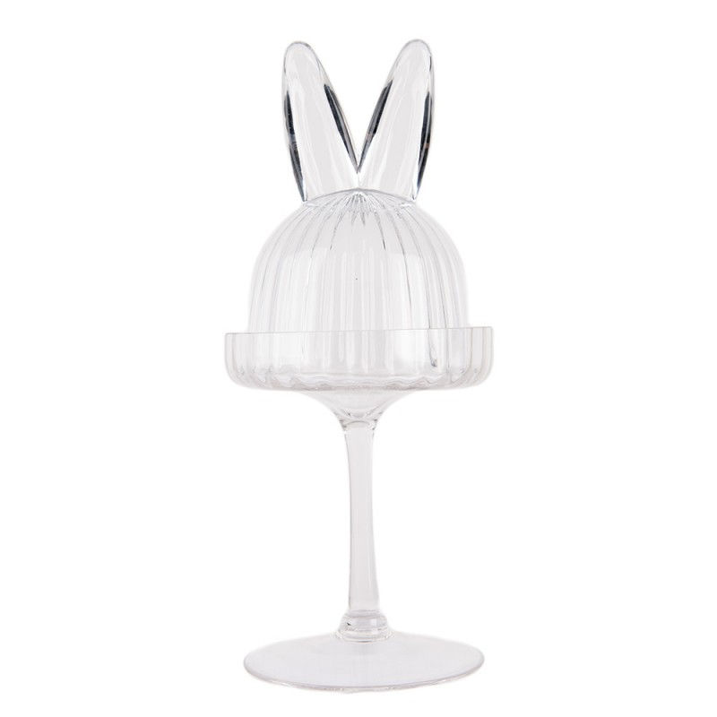 Thumbnail: Cloche Rabbit Ø 12x29 cm Transparent Glass
