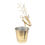 Thumbnail: Gold Coloured Metal Reindeer Planter