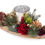 Thumbnail: Wooden centrepiece with pine cones, berries and 1 candle jar