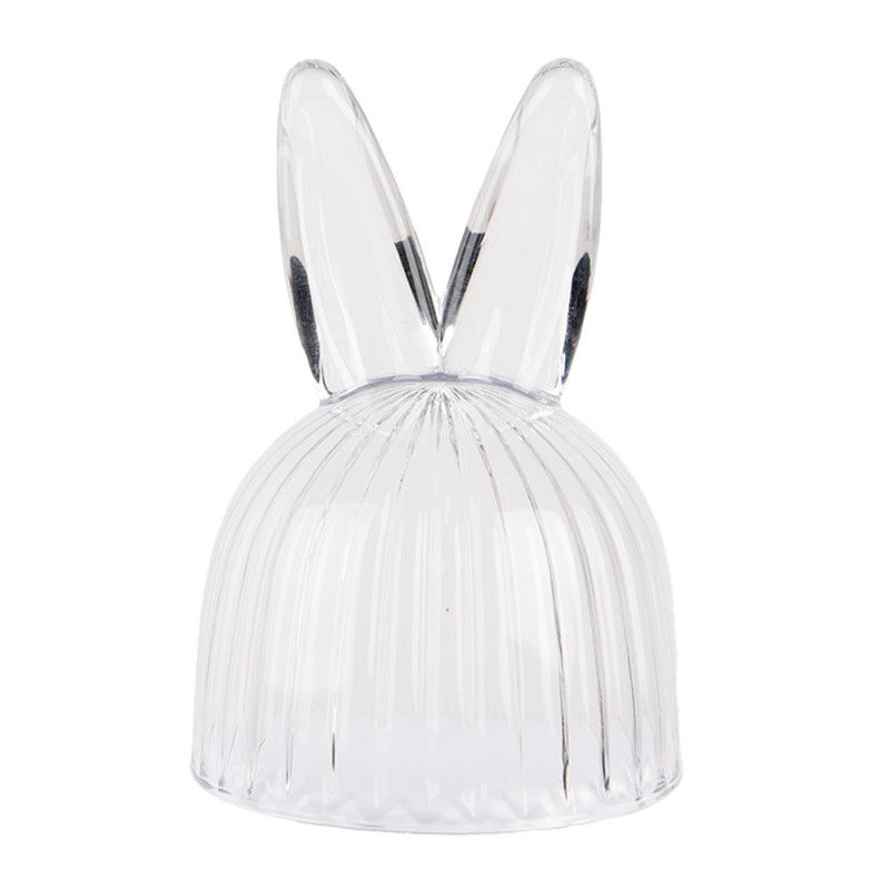 Thumbnail: Cloche Rabbit Ø 12x29 cm Transparent Glass