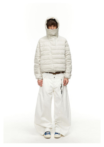 Asymmetric Zip Puffer Jacket | Selonid｜セロニッド