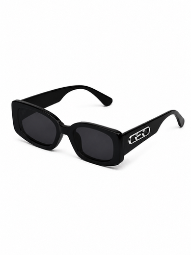 Black Square Chain Sunglasses | Selonid｜セロニッド