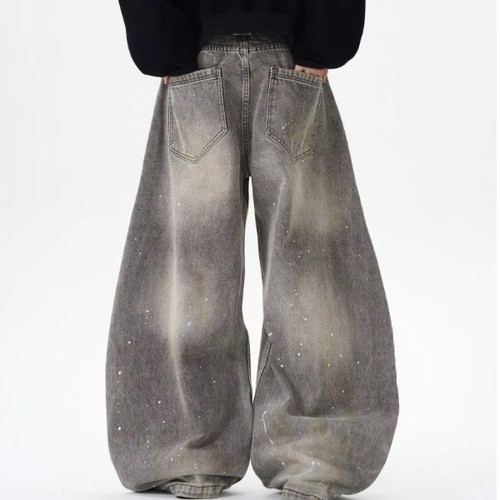 Splash Washed Baggy Denim | Selonid｜セロニッド