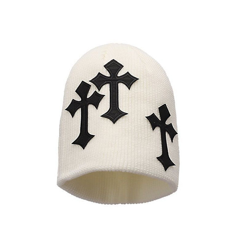 Chrome Triple Cross Patch Beanie | Selonid｜セロニッド