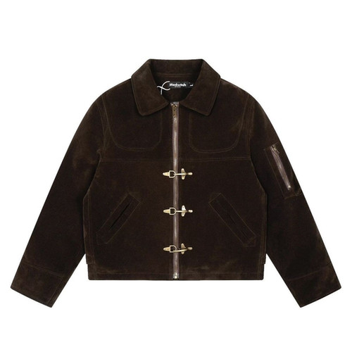Heavy Suede Fireman Gimmick Jacket | Selonid｜セロニッド