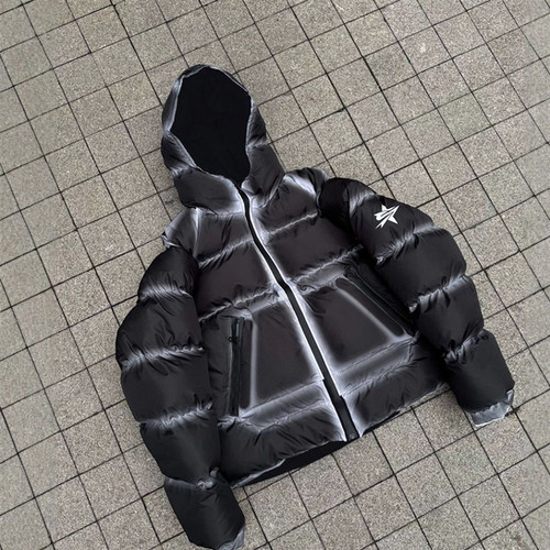 セロニッドブラックダウンジャケット フード付き file.jpg