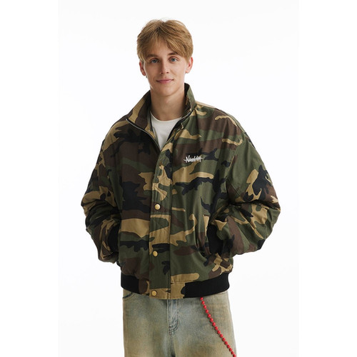 Canvas Camo Flight Jacket | Selonid｜セロニッド
