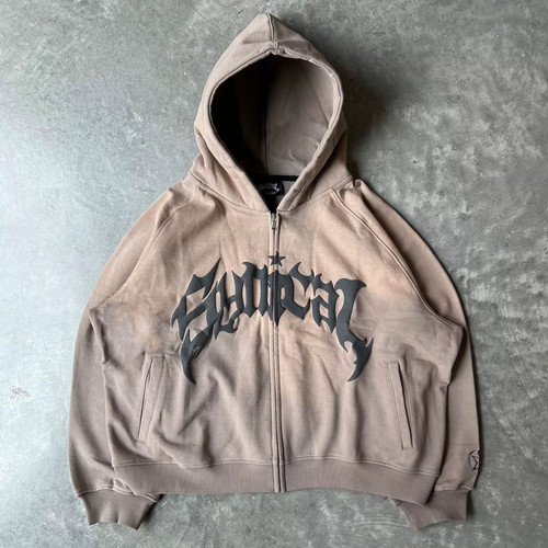 Shadow Crest Zip Hoodie | Selonid｜セロニッド