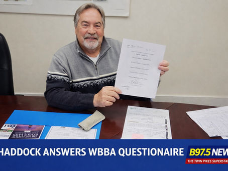 Haddock Answers WBBA Questionaire