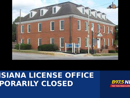 LOUISIANA CITY HALL LICENSE OFFICE CLOSED UNTIL FRIDAY