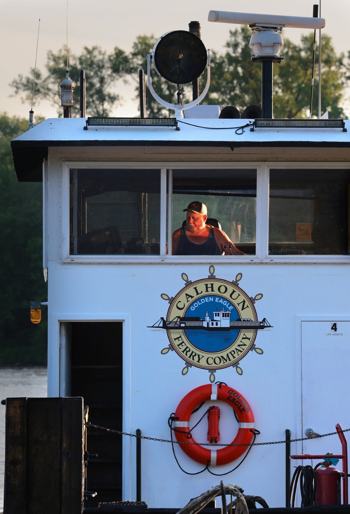 Golden Eagle Ferry on the Mississippi River