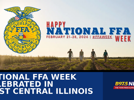 NATIONAL FFA WEEK CELEBRATED IN WEST CENTRAL ILLINOIS