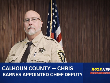CALHOUN COUNTY — Chris Barnes Appointed Chief Deputy
