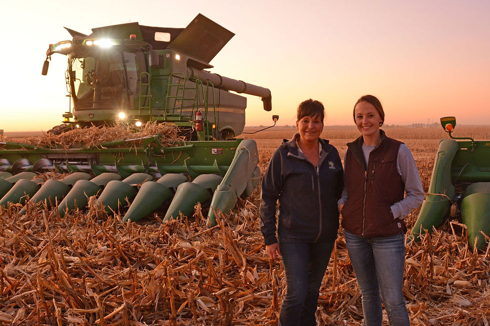 Illinois farmers during harvest season