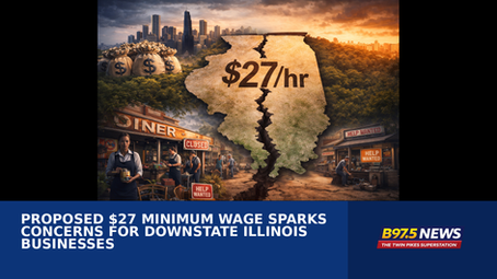 PROPOSED $27 MINIMUM WAGE SPARKS CONCERNS FOR DOWNSTATE ILLINOIS BUSINESSES