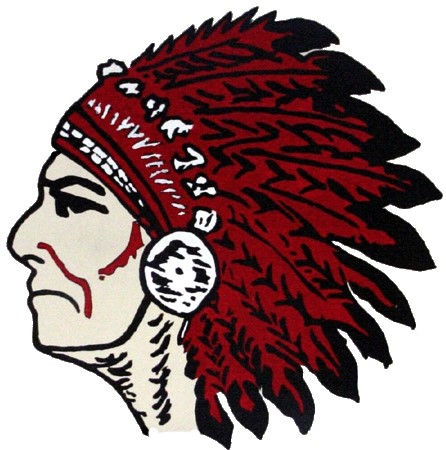 Pittsfield Saukees Indian head logo