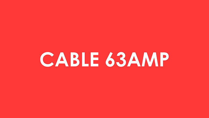 Electric - Cable 63 Amp Per Meter