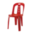 Chairs - Garden - Pvc; Red, 10pcs per set