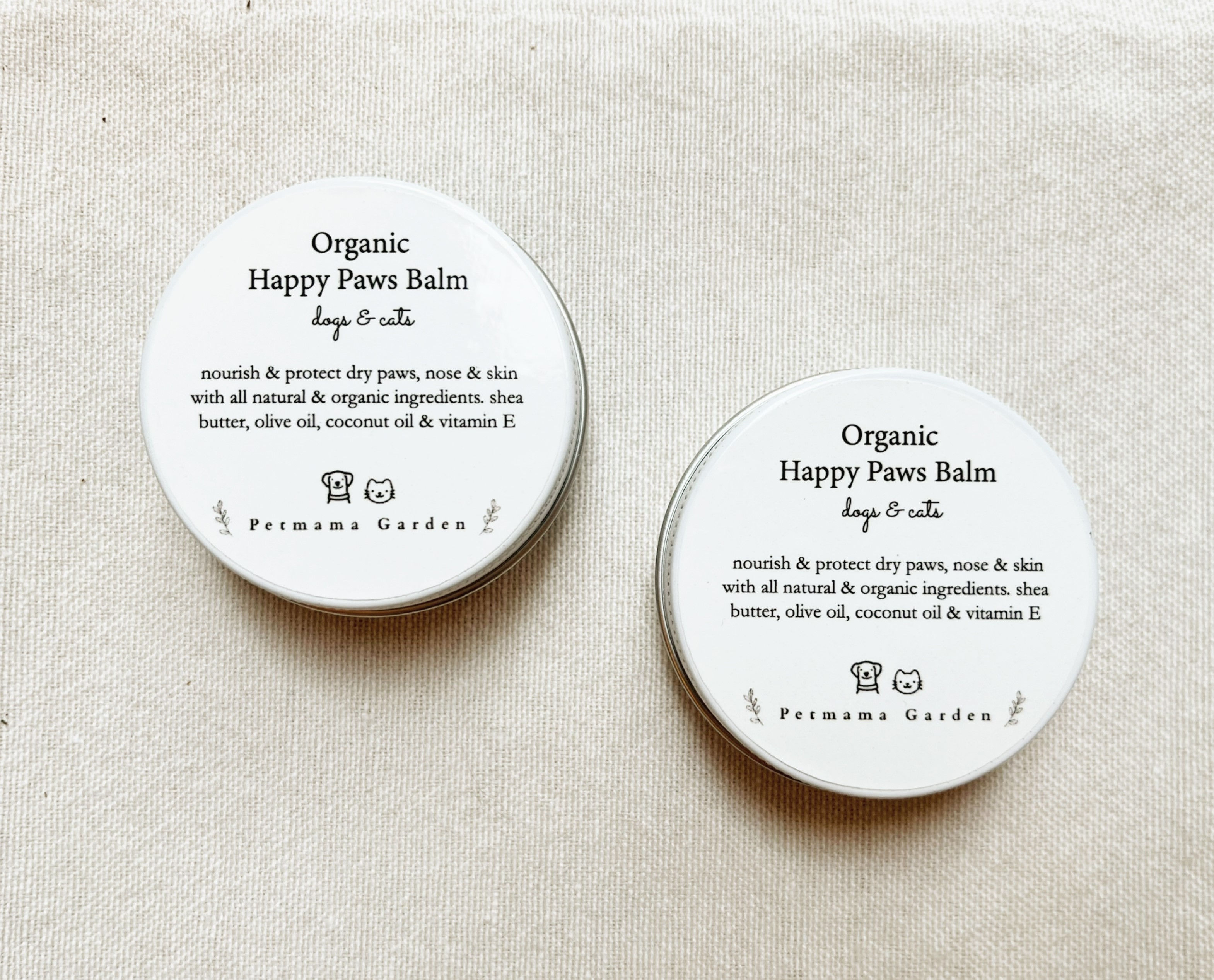 Organic Happy Paws Balm x 2