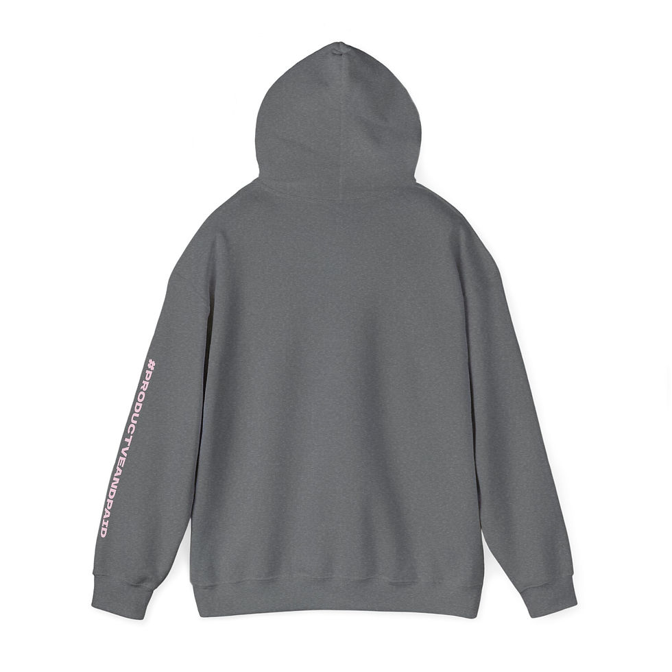 Thumbnail: Hoodie — "Less Sleep More Hustle" Minimal Graphic Pullover