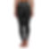High-Waisted Yoga Leggings — Sleek Black AOP Fitness Leggings