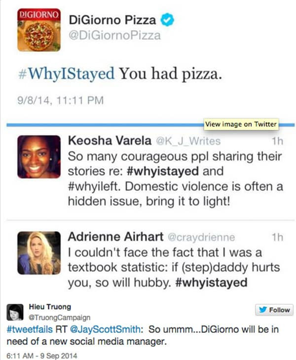 Di Giorno Pizza tweet