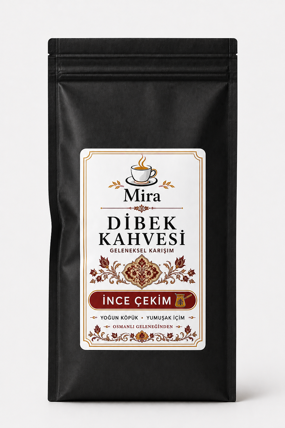 Mira'nın Geleneksel Dibek Kahvesi 300 gramlık Ambalaj
