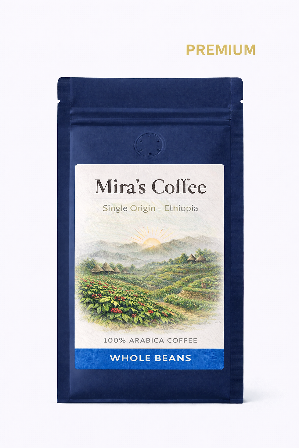 Mira's Coffee Etiyopya Çekirdek Kahve