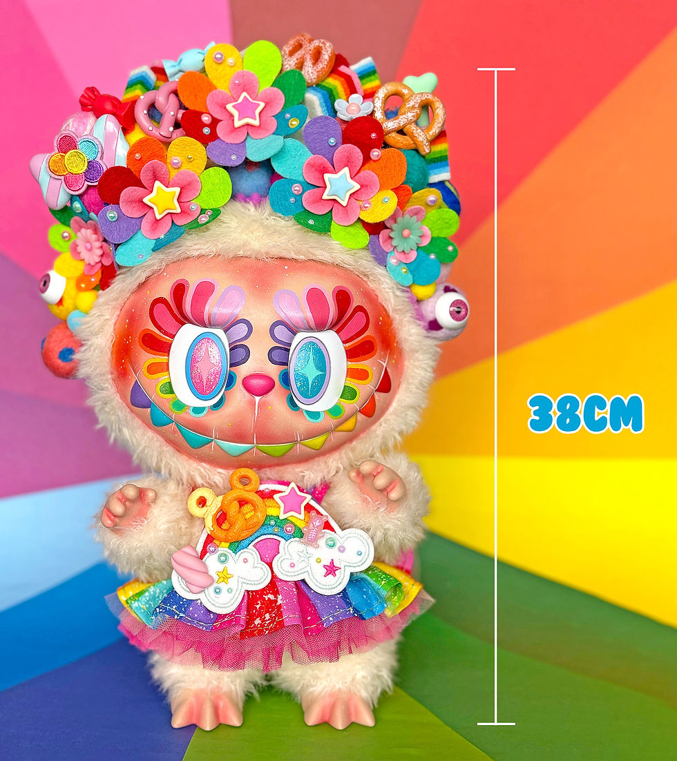 Thumbnail: Custom Labubu Doll (Best of Luck) - Candievera Bubu-licous
