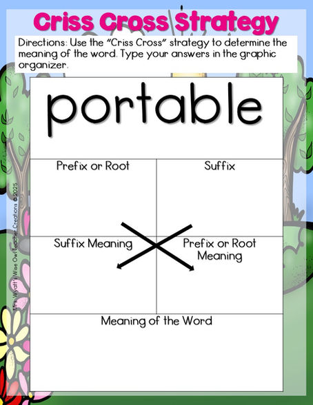Morphology Activities