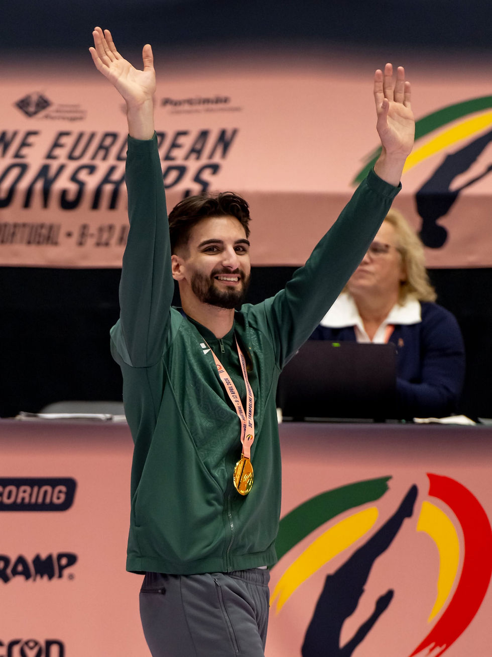 Vasco Peso Campeão da Europa Tumbling
