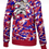 Thumbnail: Fleece wide neck sweatshirt