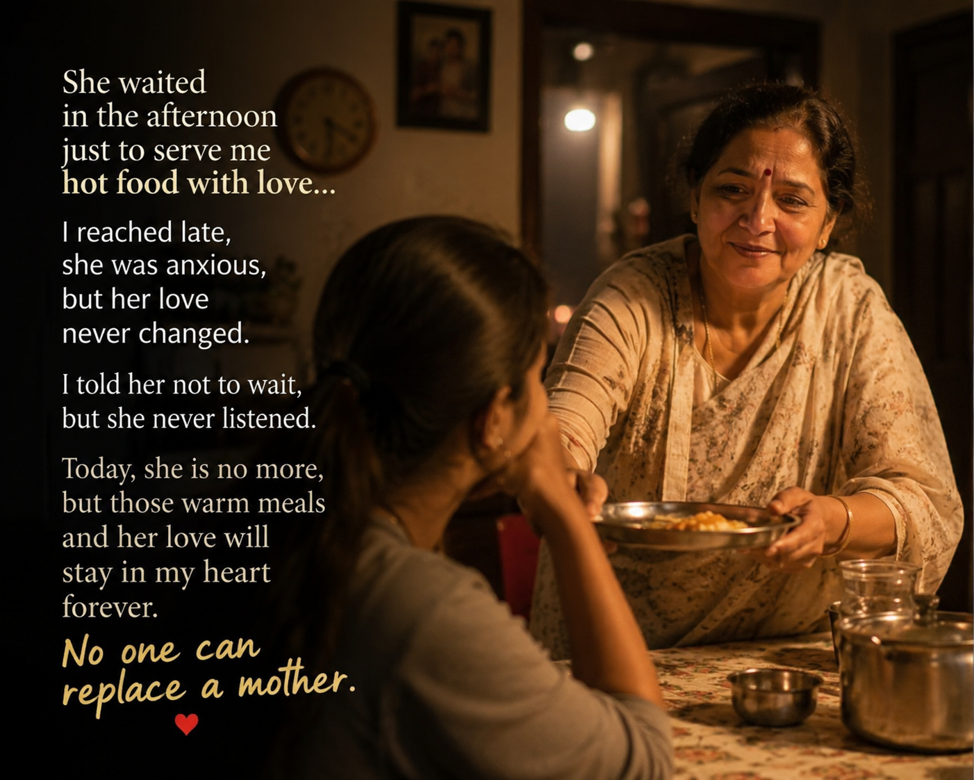 I still remember those afternoons when my mother would wait 