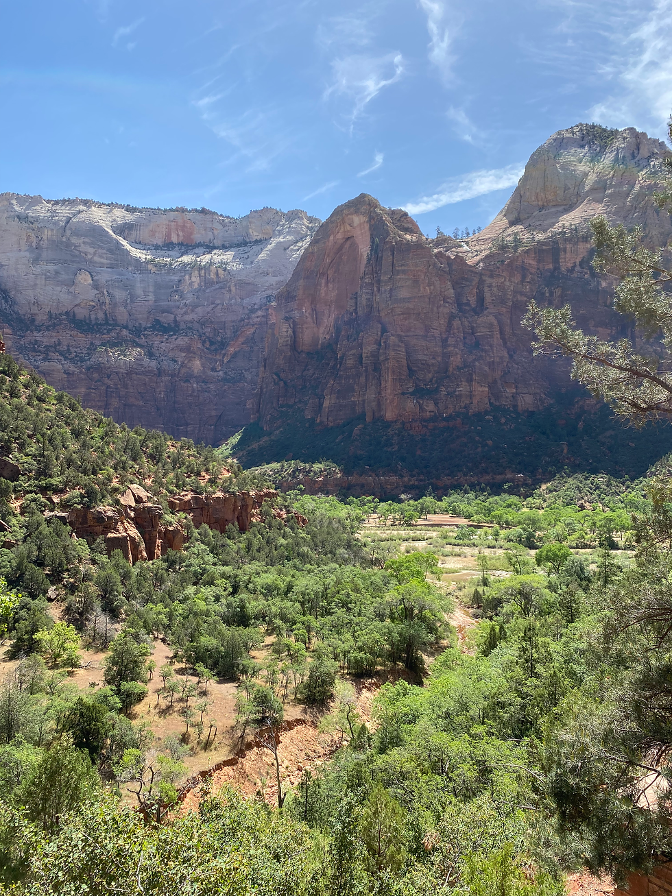 Views from the Emerald Pools Trail
