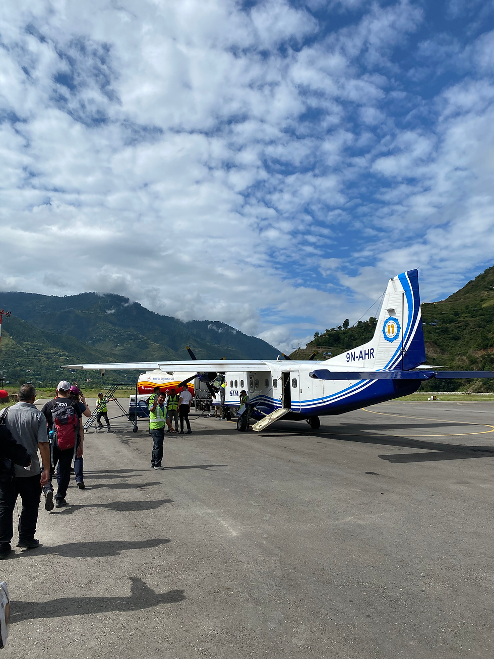 Plane to Lukla