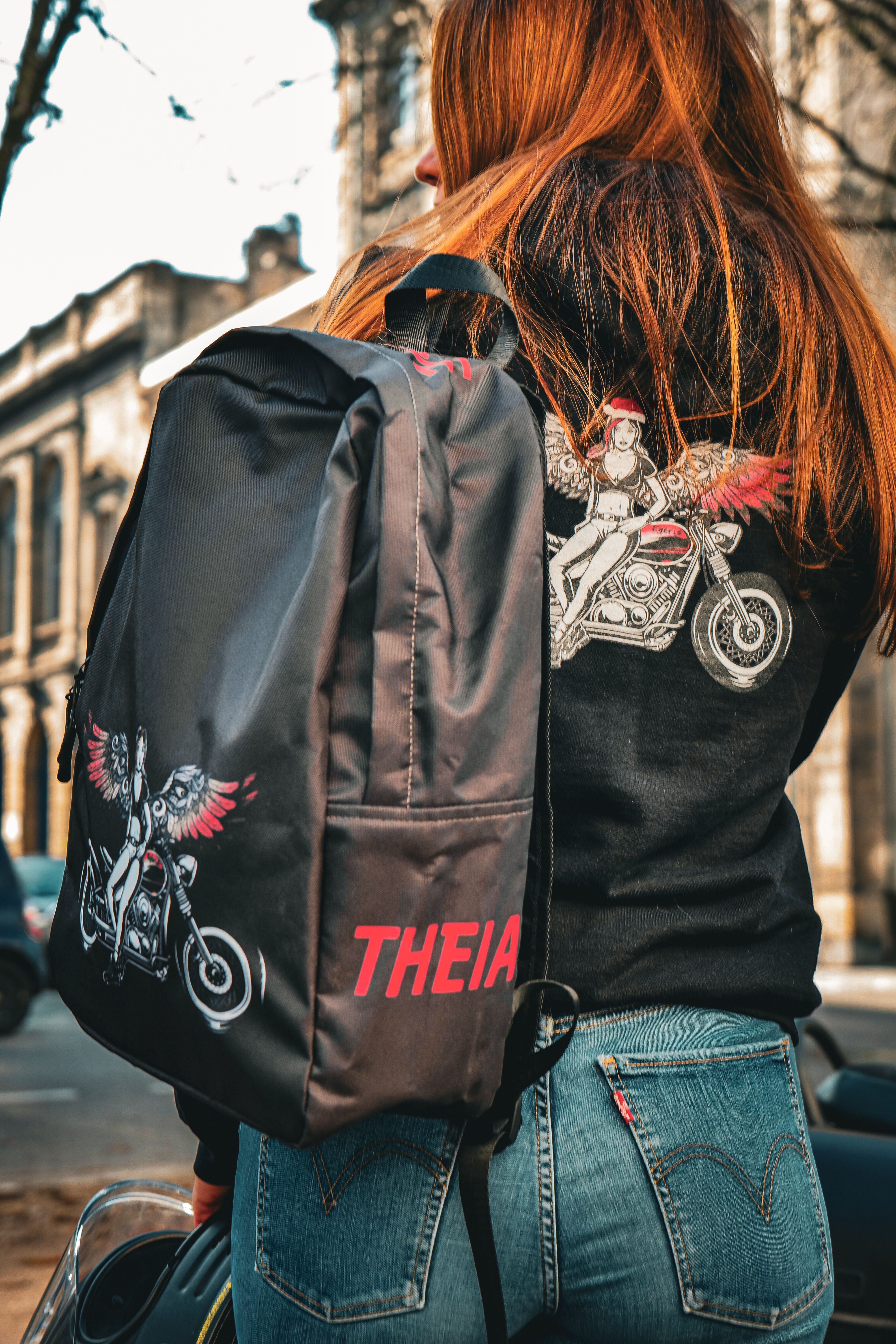 moto femme sac theia