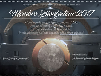Le Rotary-Club Évry-Corbeil, Membre Bienfaiteur 2017 de l'association Etto