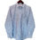 Thumbnail: Men blue colour striped cotton regular fit formal shirt