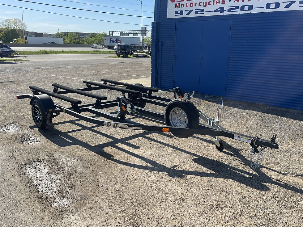 Thumbnail: New Bear Double Jet Ski Trailers - Durable and Adjustable! PWC or Kayak