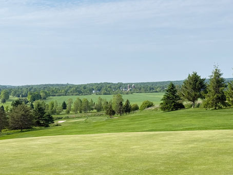 Golf course over view shot