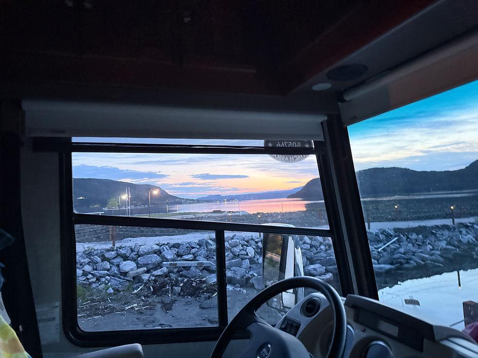 Sunrise View from our RV