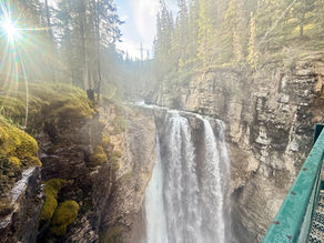 Johnson Canyon Finale waterfall