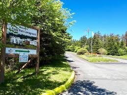 Pippy Park Campground sign and entry