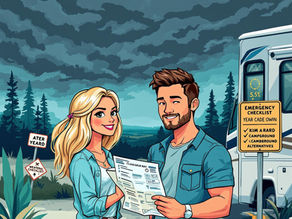 couple learning there are travel problems