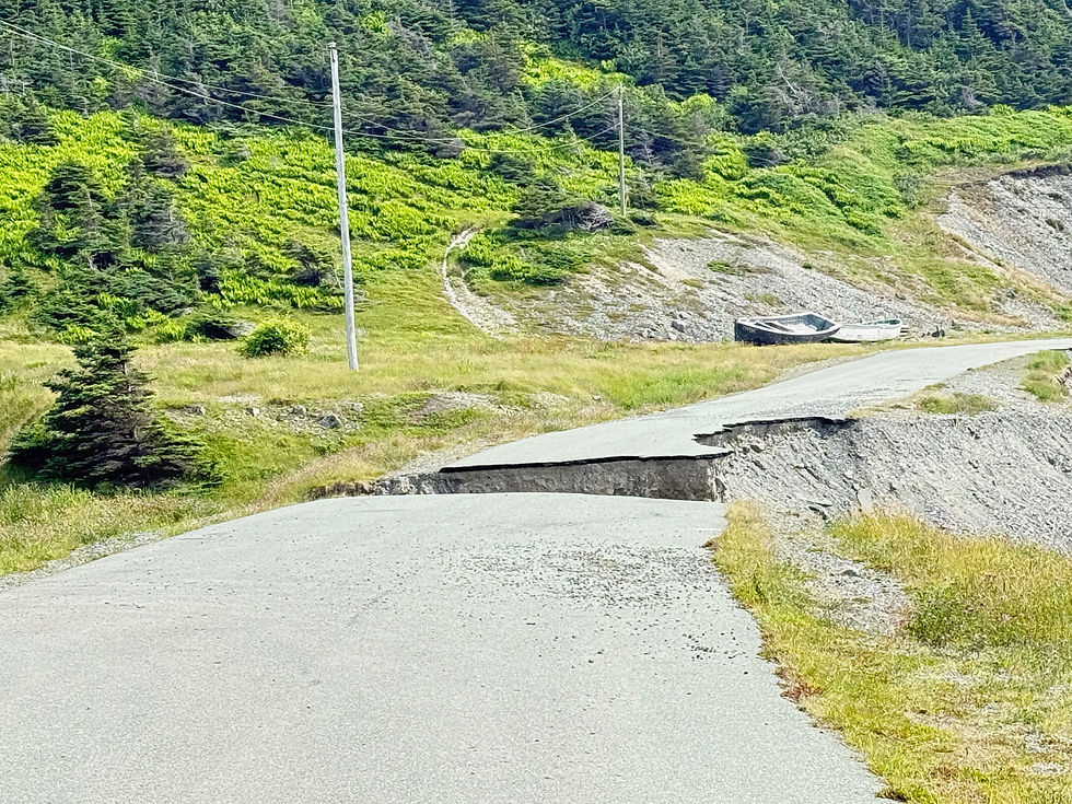 Collapsed Road