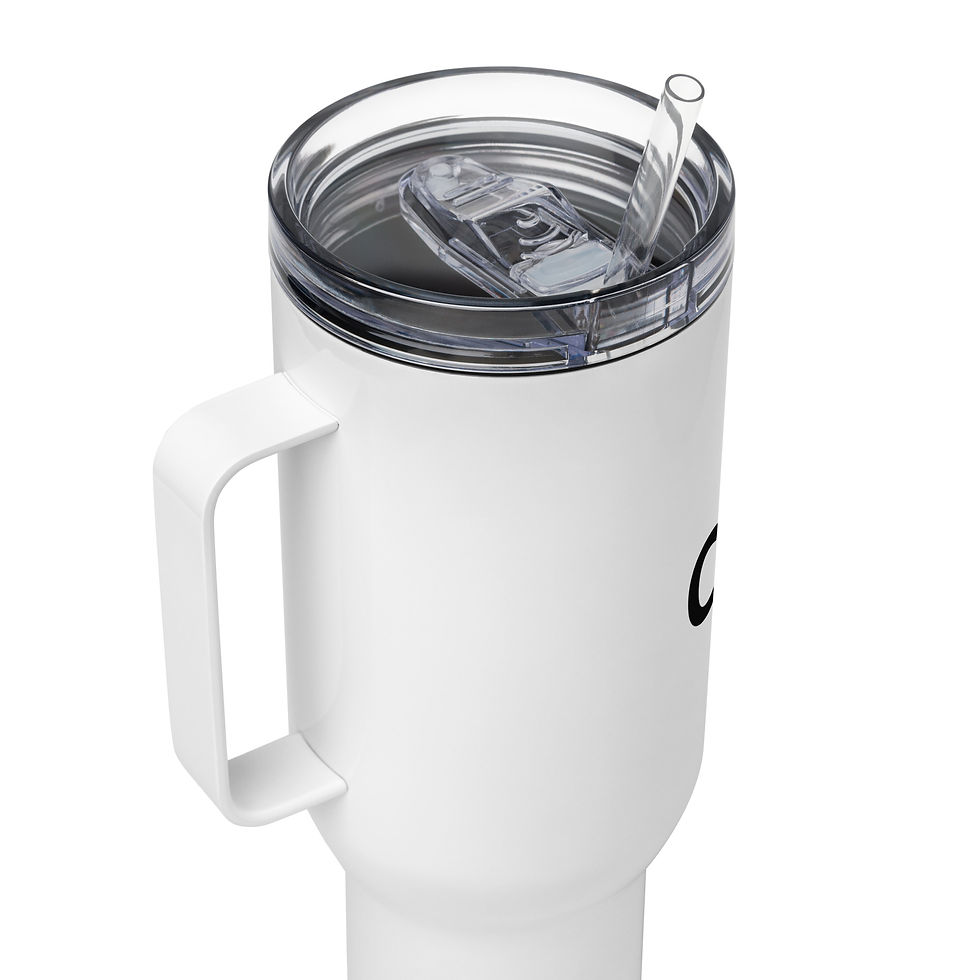 Thumbnail: Travel mug with a handle