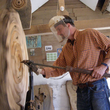Matt Calder woodturning
